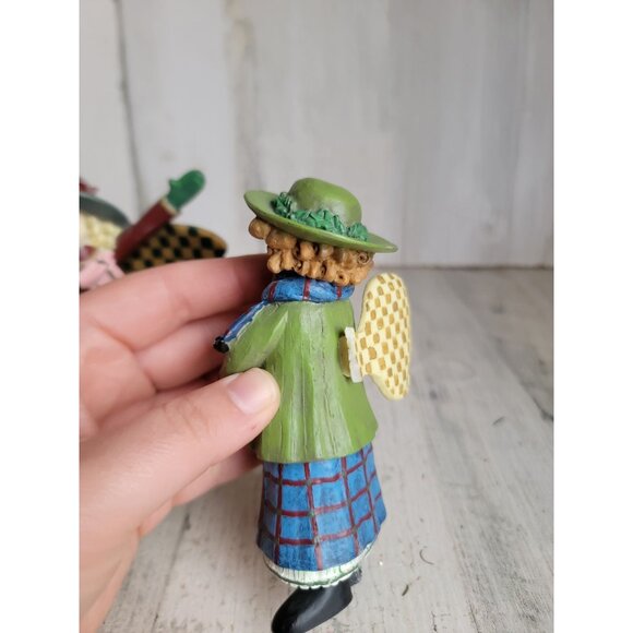 Sweet angel sue dreamer AS IS horn set xmas figure decor - Picture 4 of 7